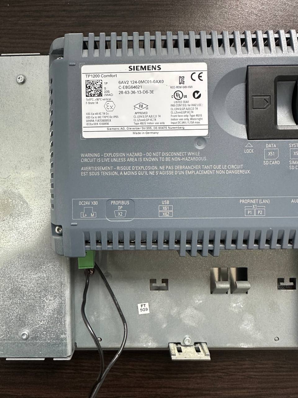 Ремонт Siemens TP1200 Comfort (6AV2 124-0MC01-0AX0)